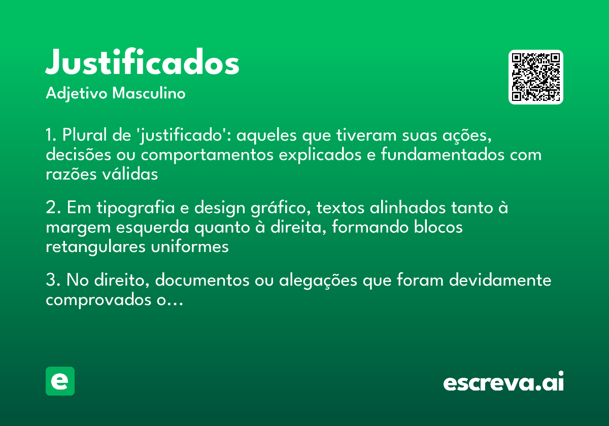 justificados