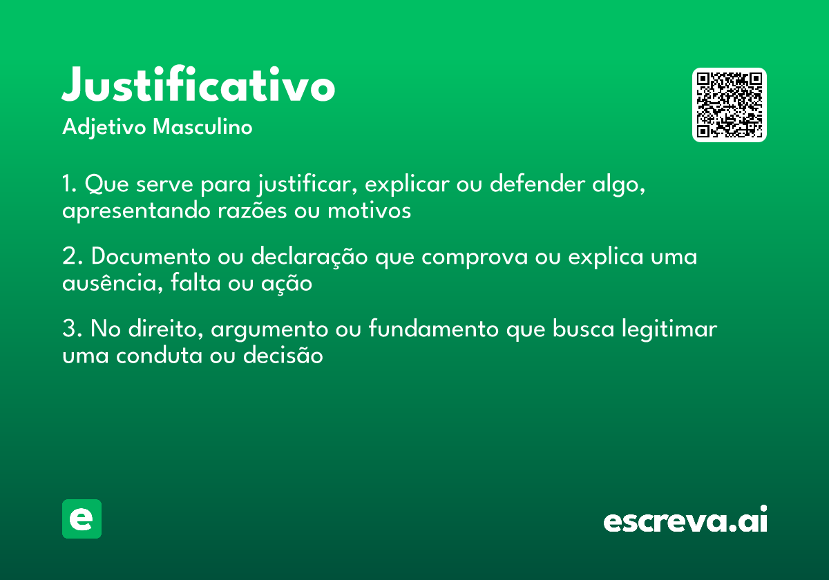 justificativo