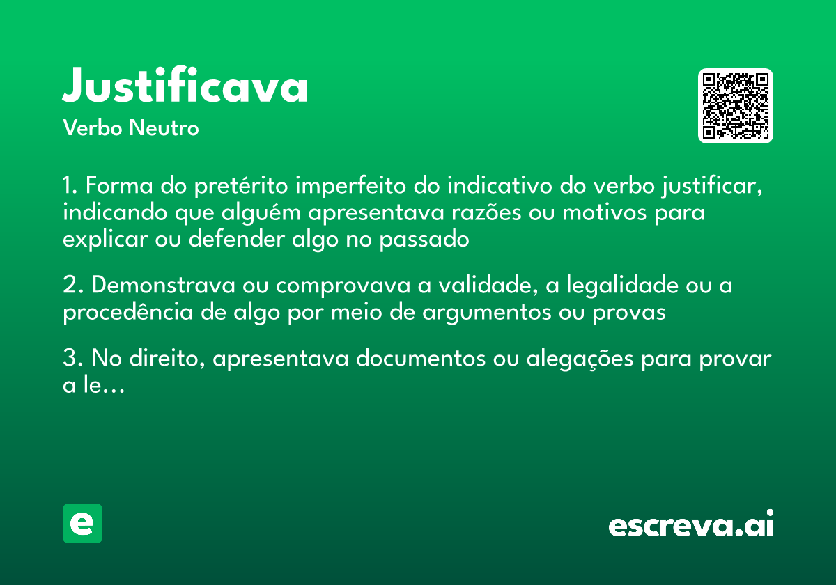 justificava