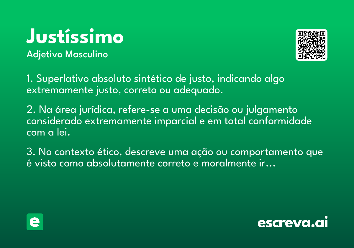 justíssimo