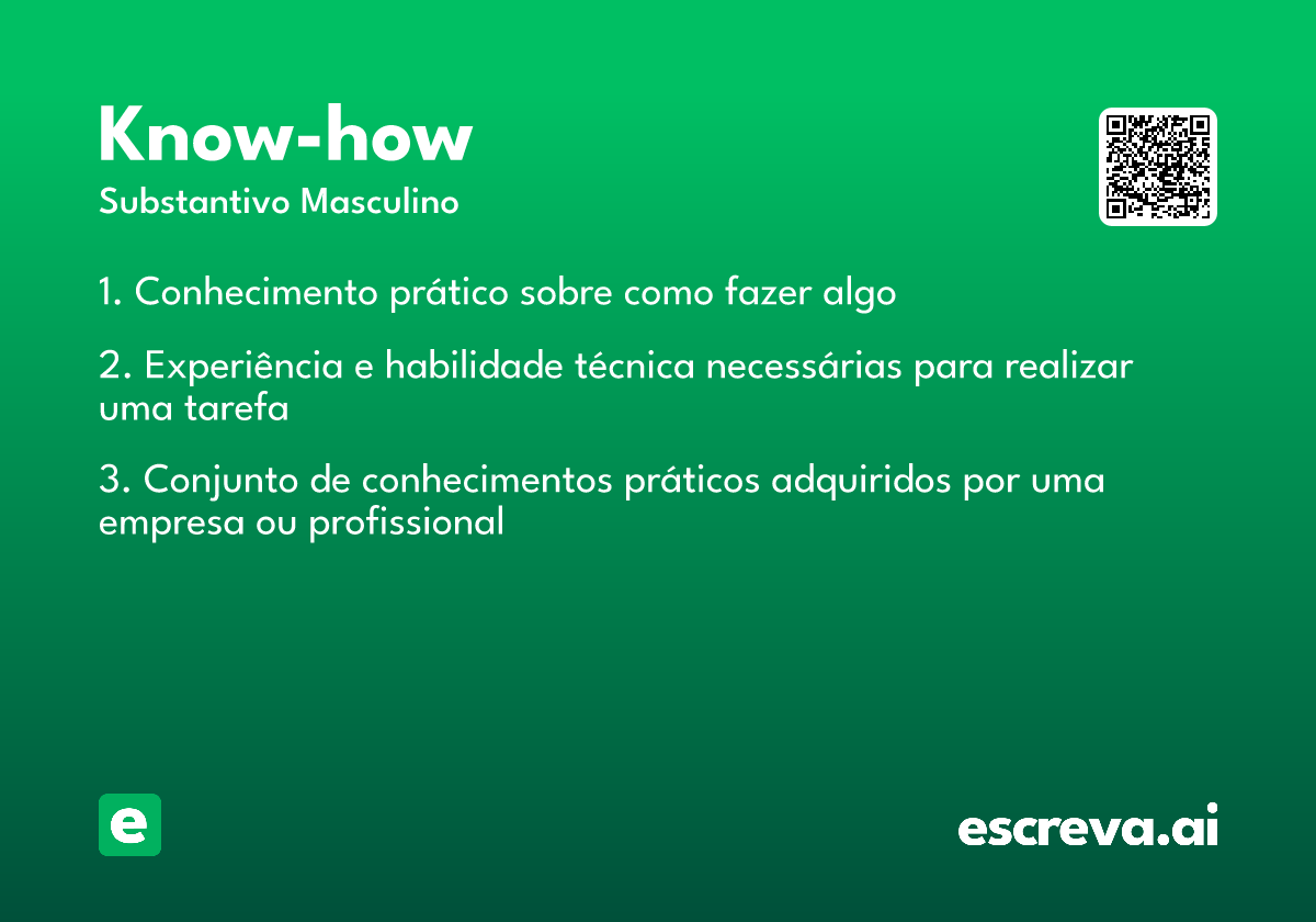 know-how