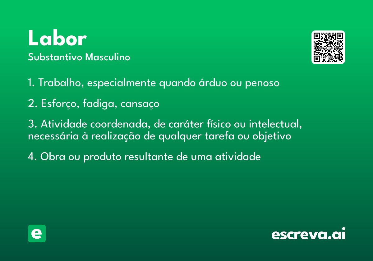 labor