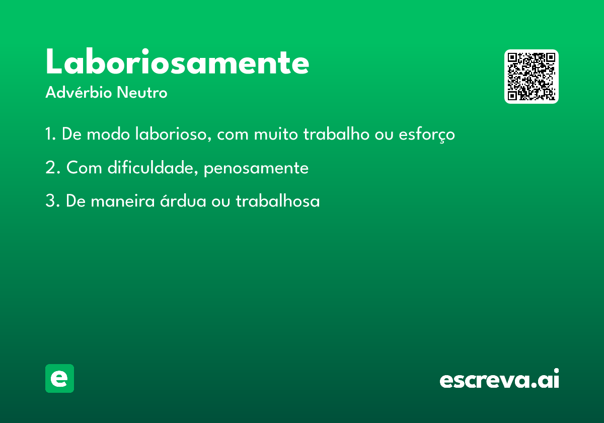 laboriosamente