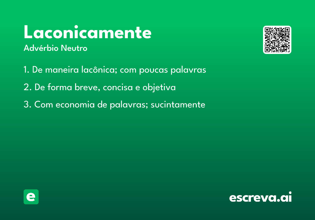 laconicamente
