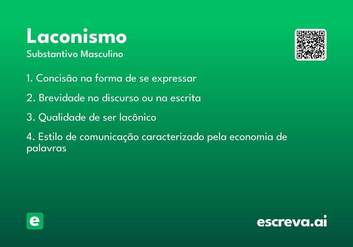 laconismo