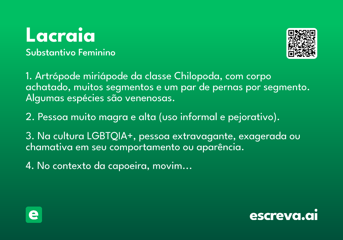 lacraia