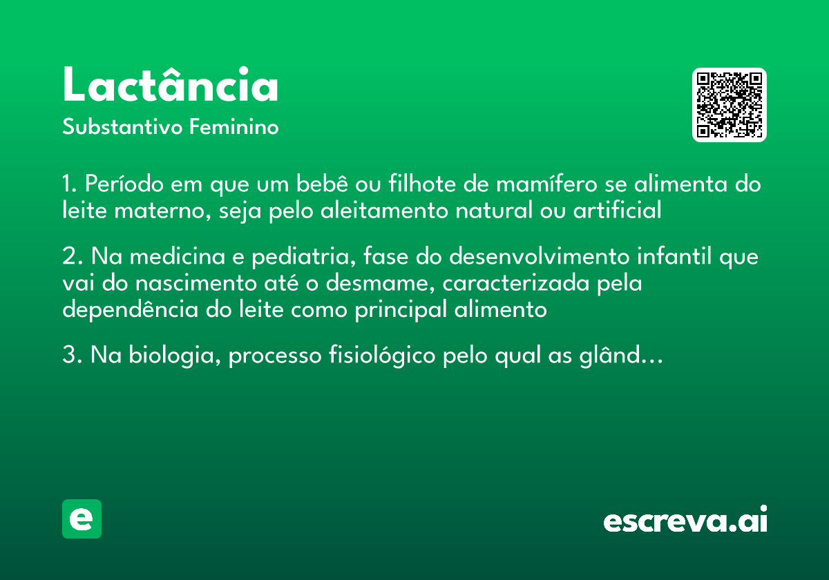 lactância