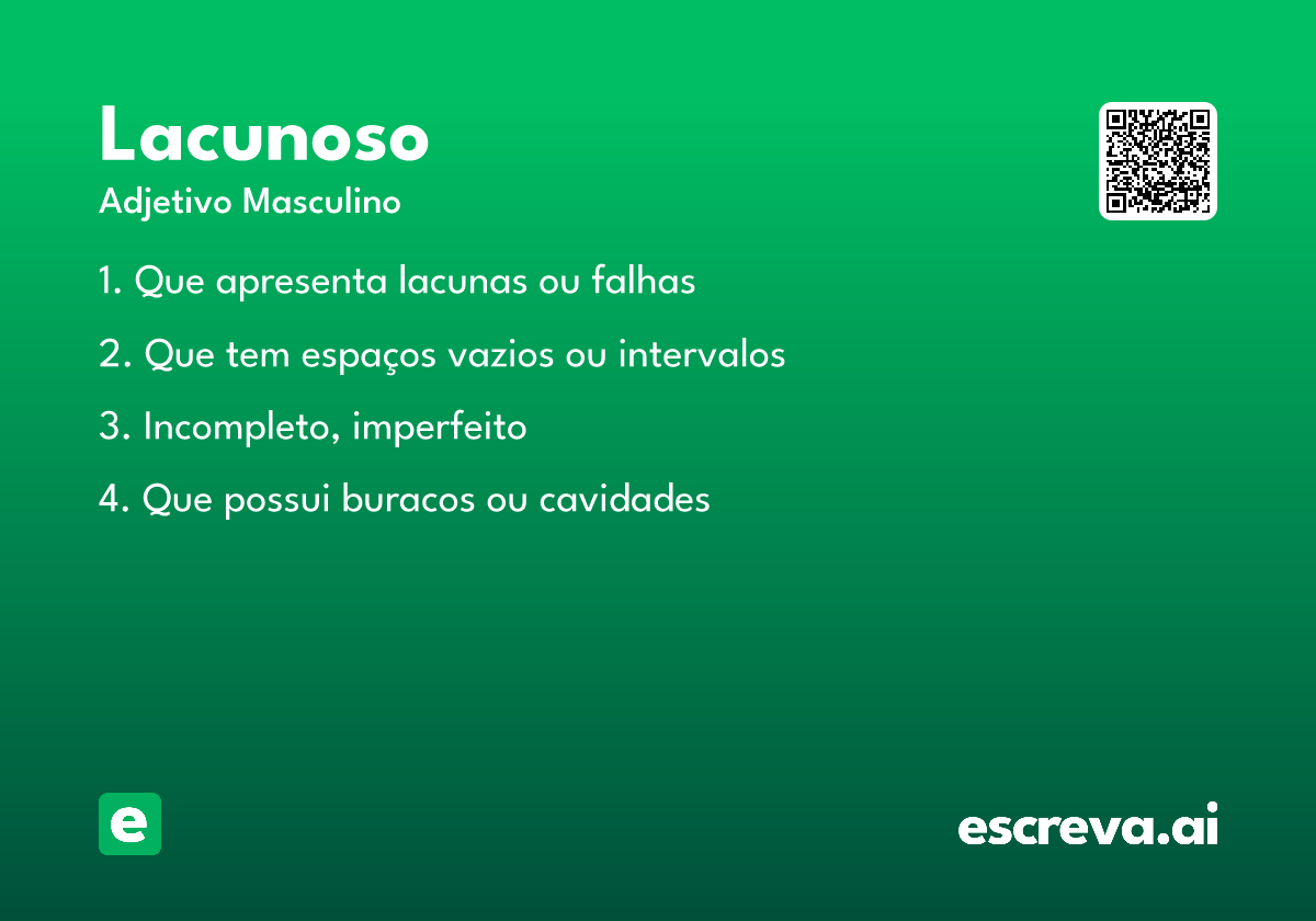 lacunoso