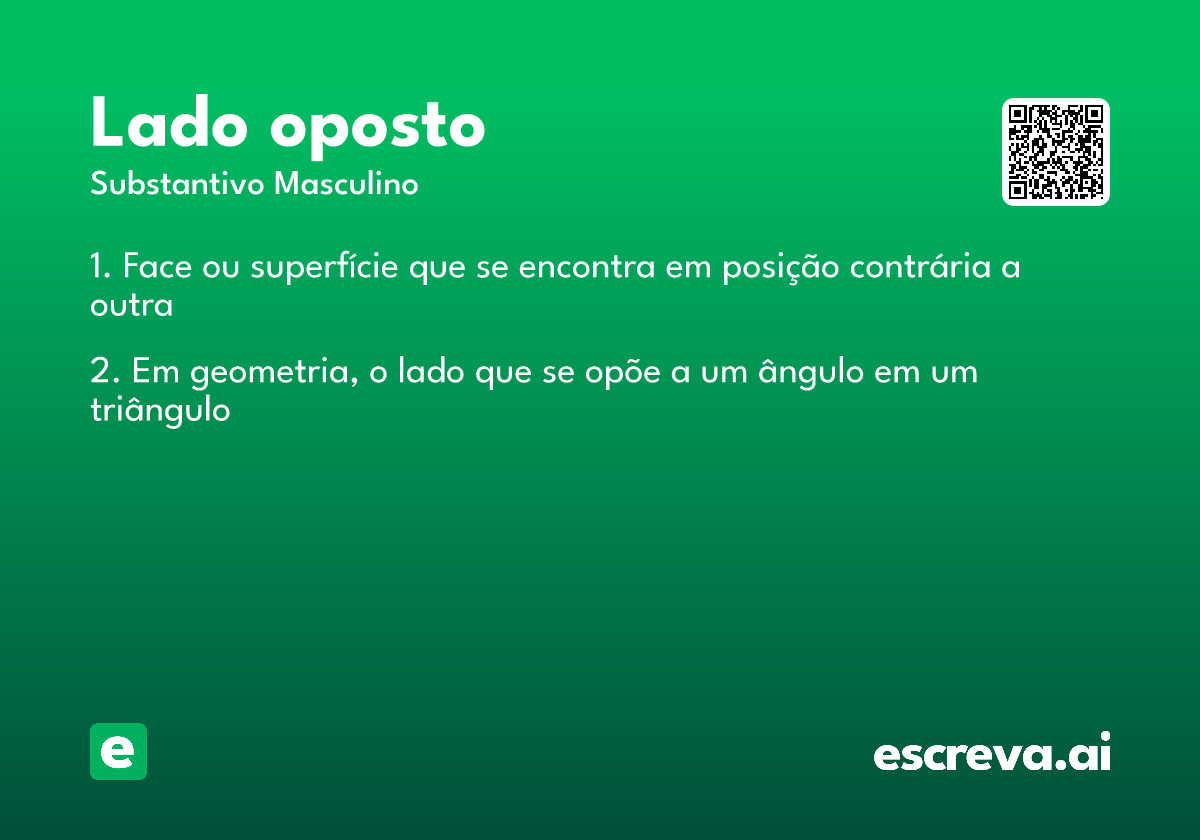 lado oposto