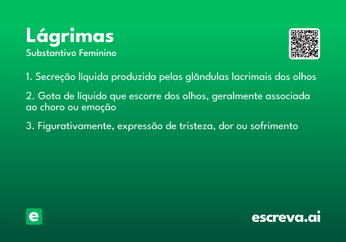lágrimas
