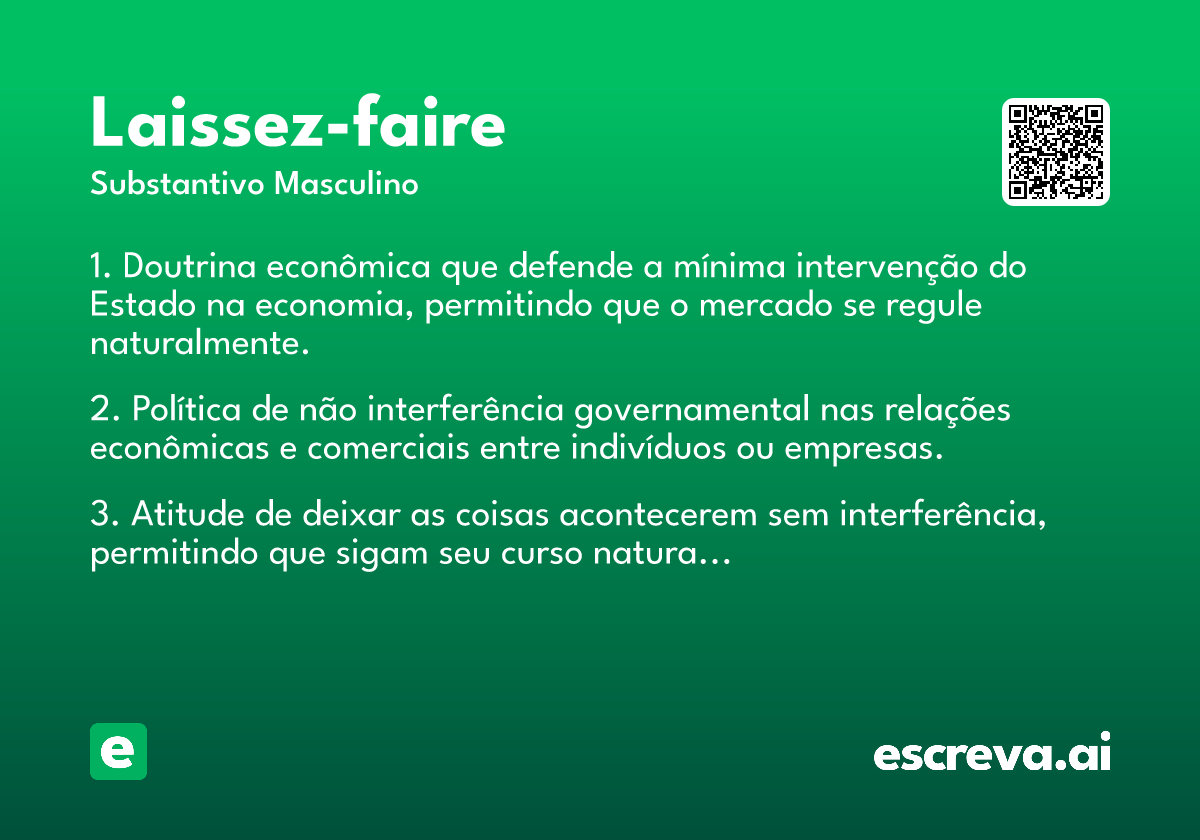 laissez-faire