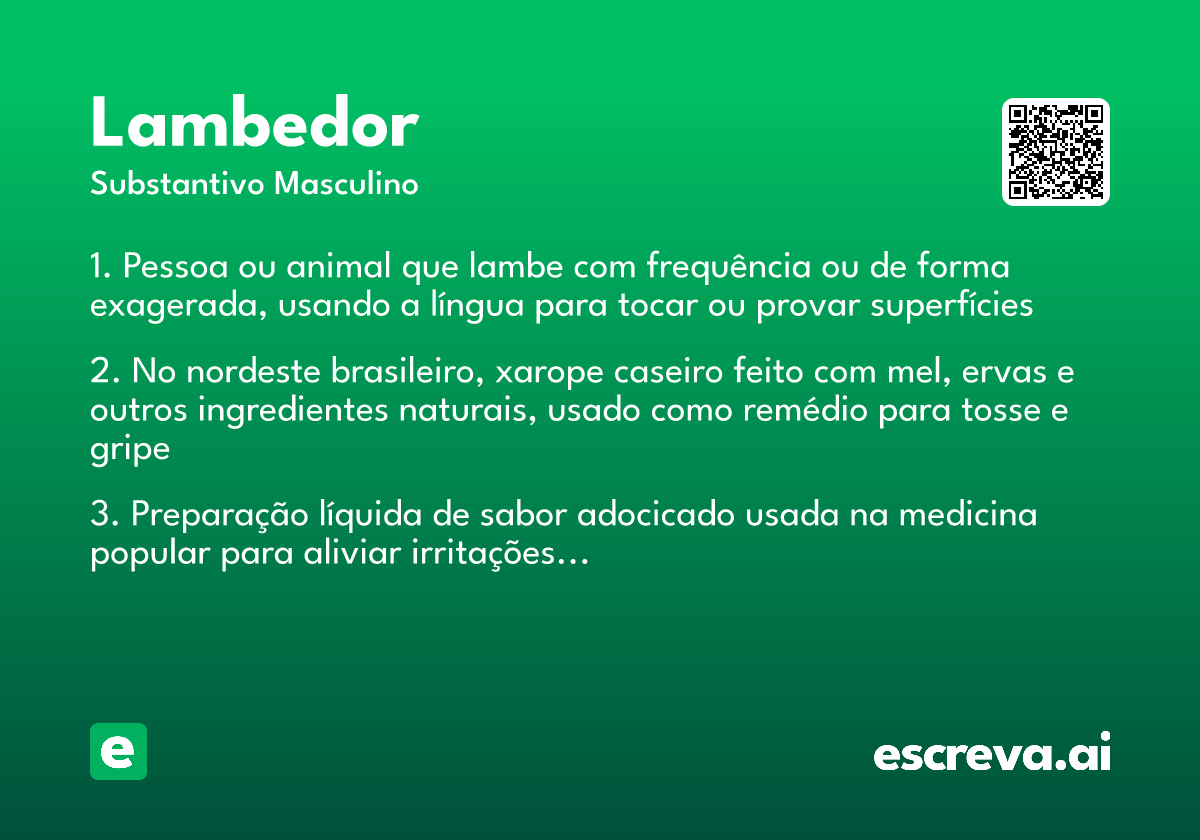 lambedor
