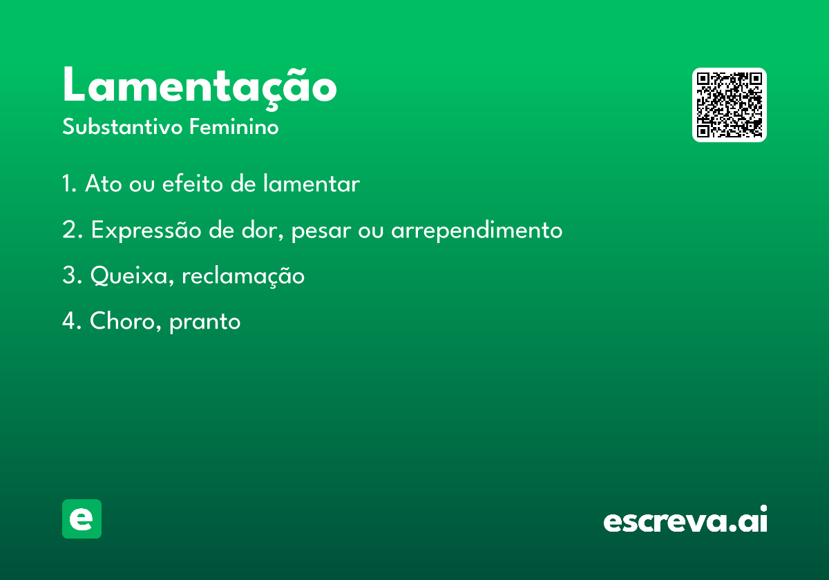 lamentação