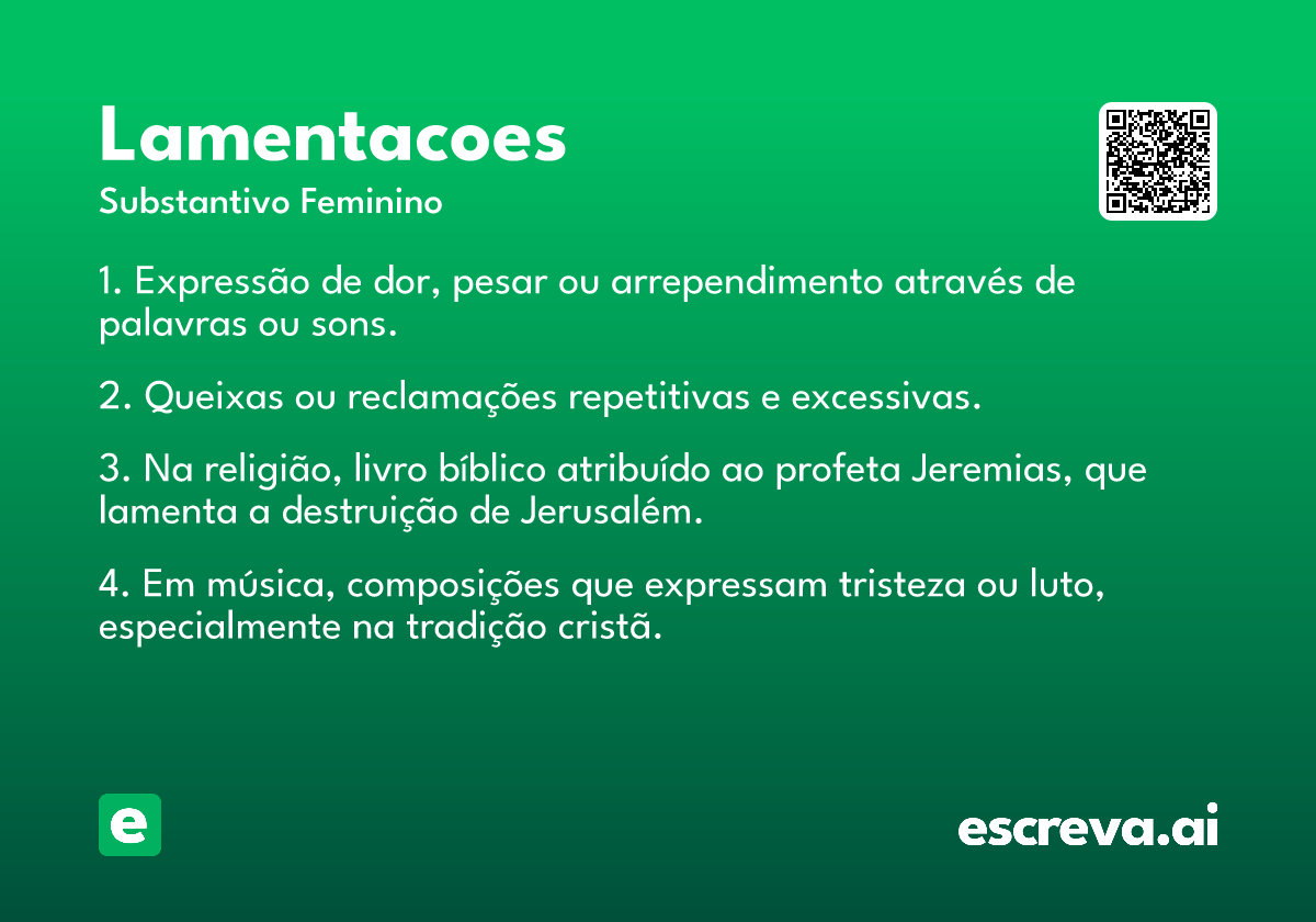 lamentacoes