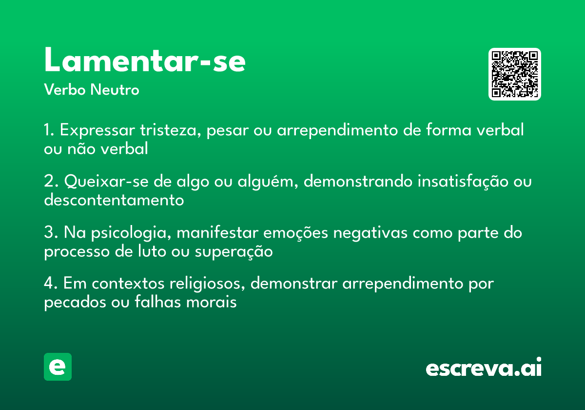 lamentar-se