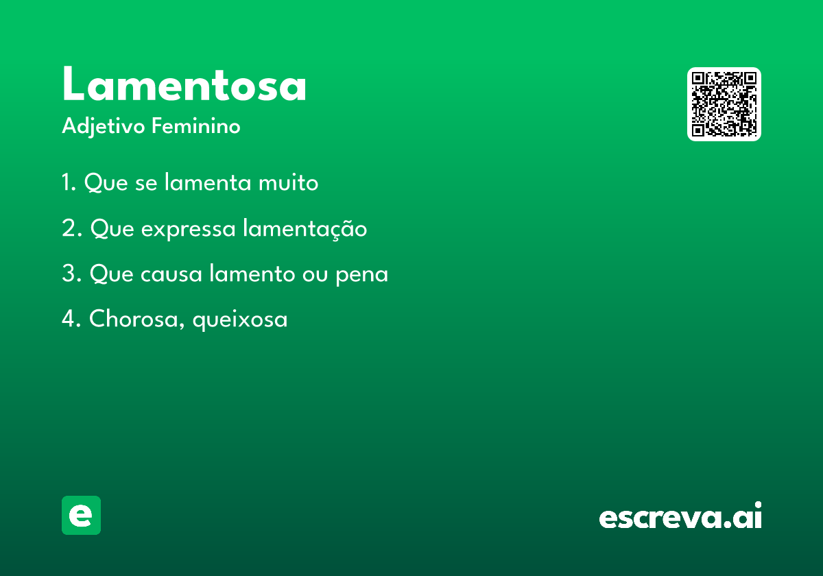 lamentosa