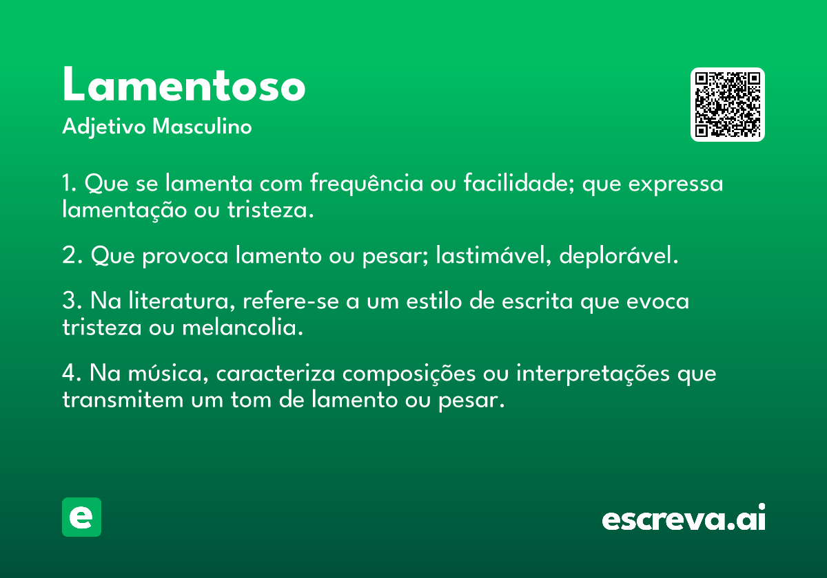 lamentoso