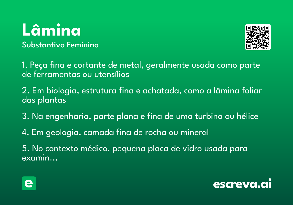 lâmina