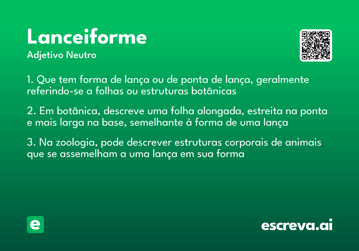 lanceiforme
