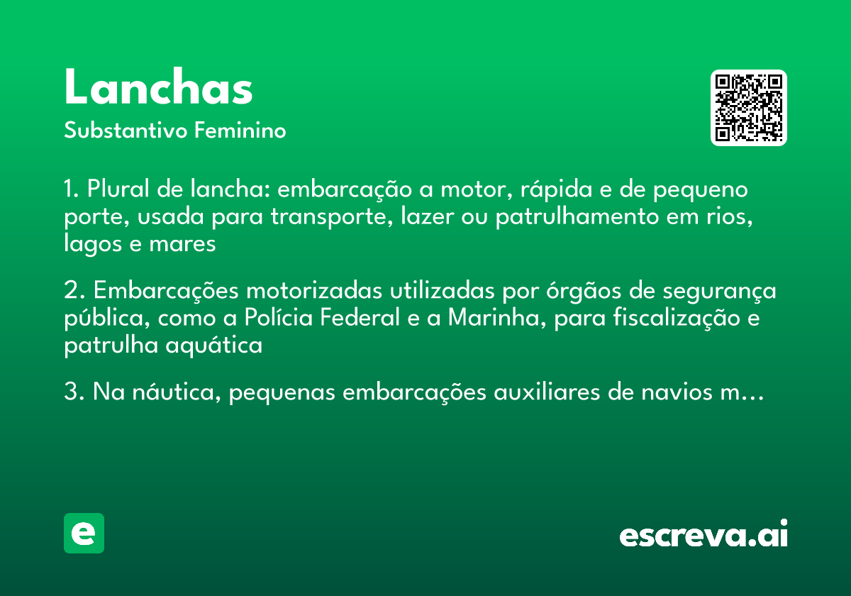 lanchas