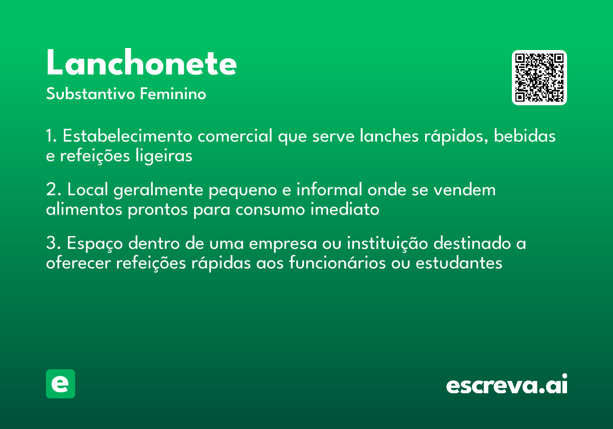 lanchonete
