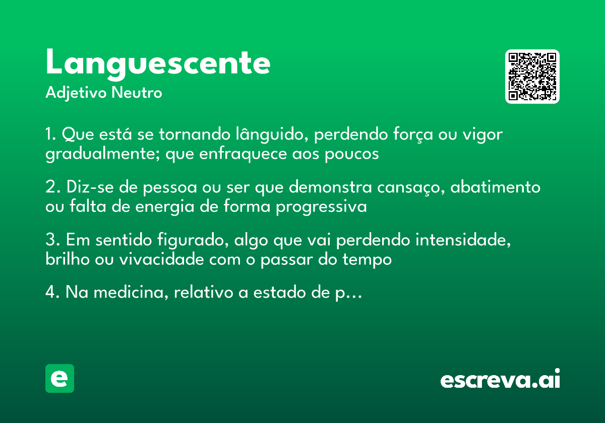 languescente