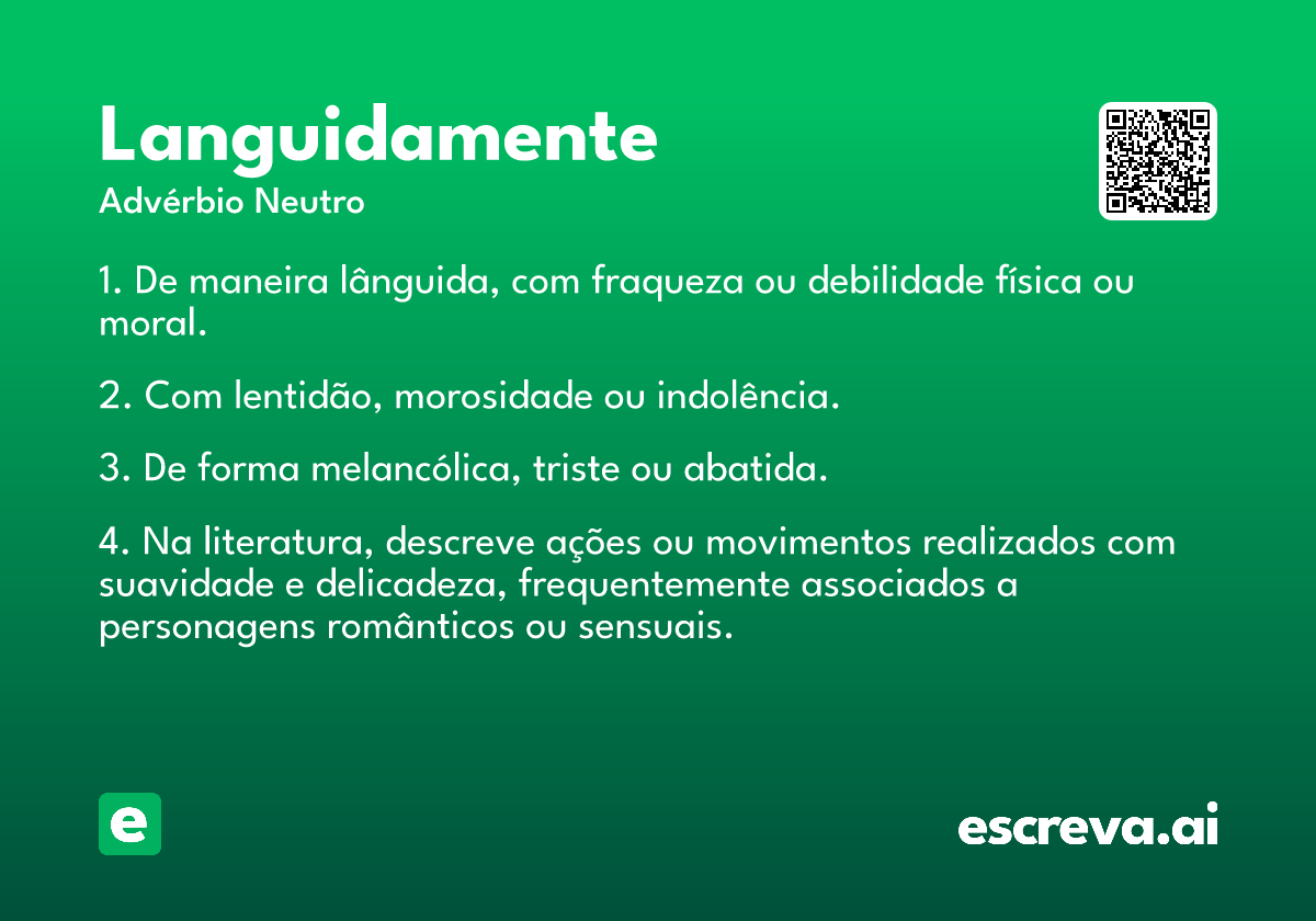 languidamente