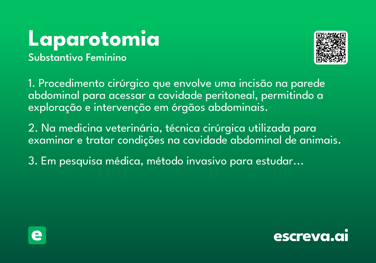 laparotomia