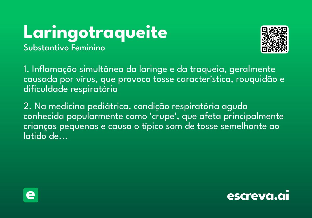 laringotraqueite
