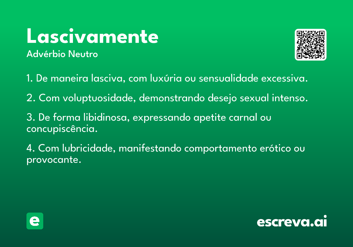 lascivamente