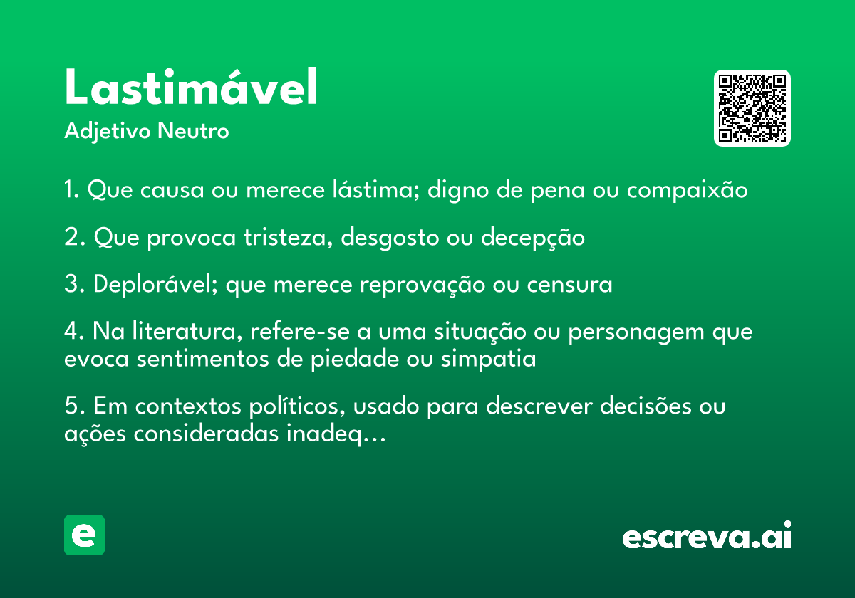 lastimável