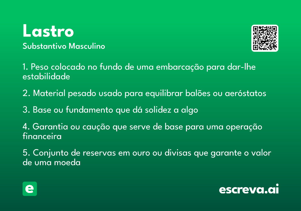 lastro