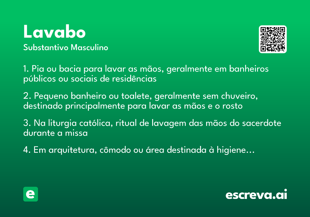 lavabo
