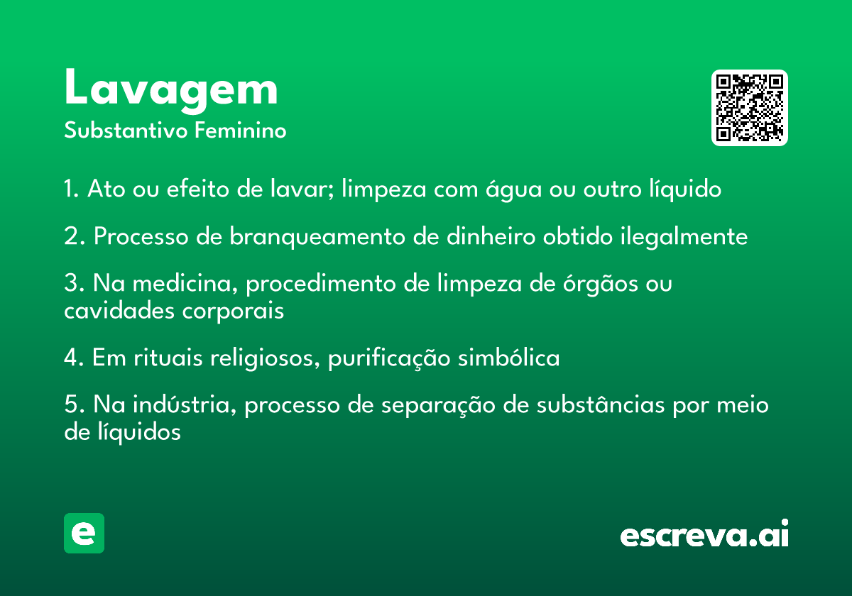 lavagem