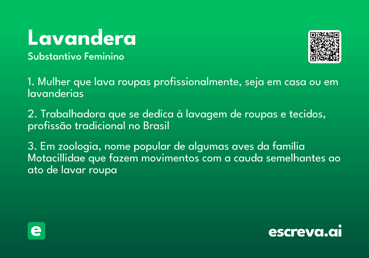 lavandera