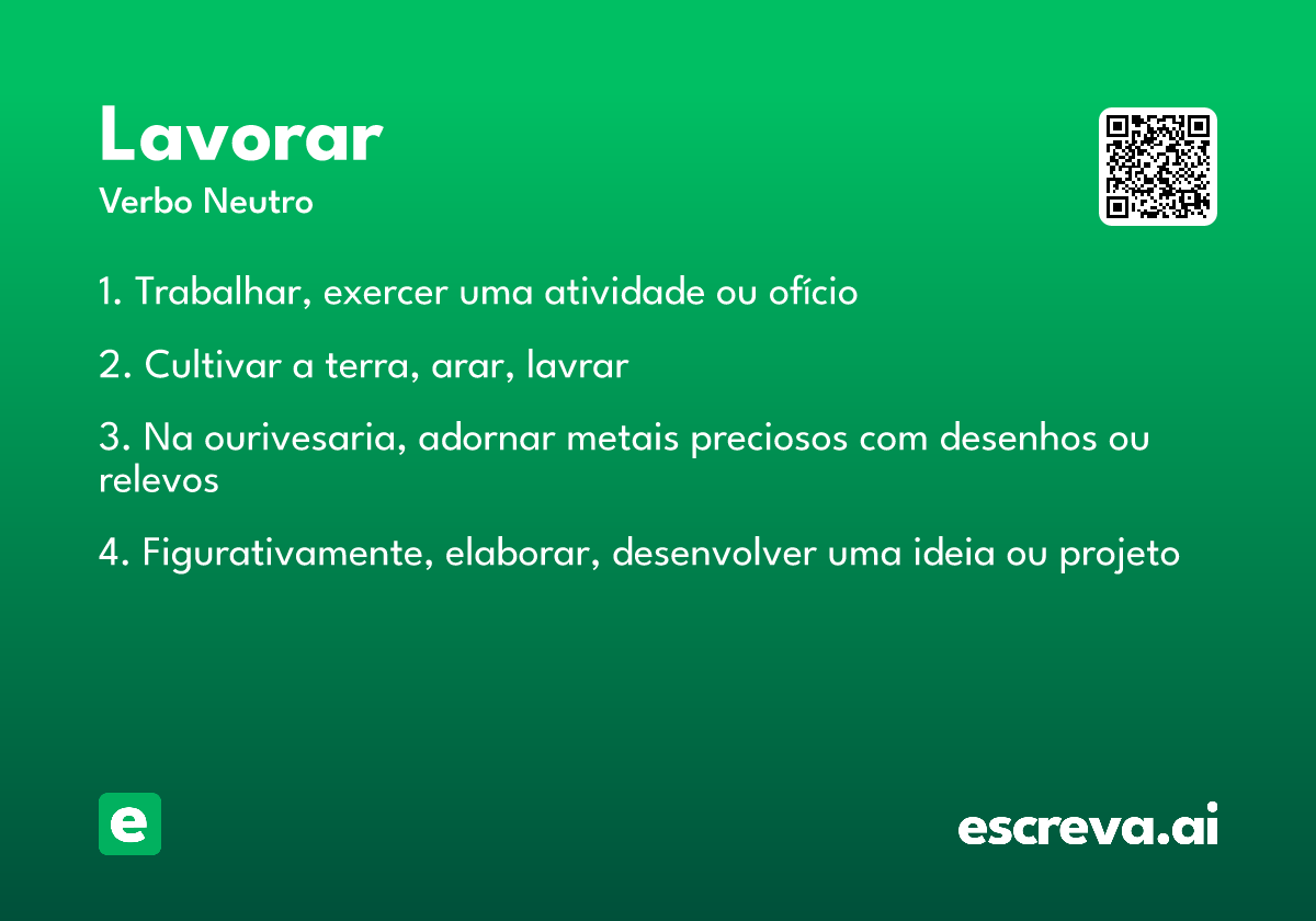 lavorar