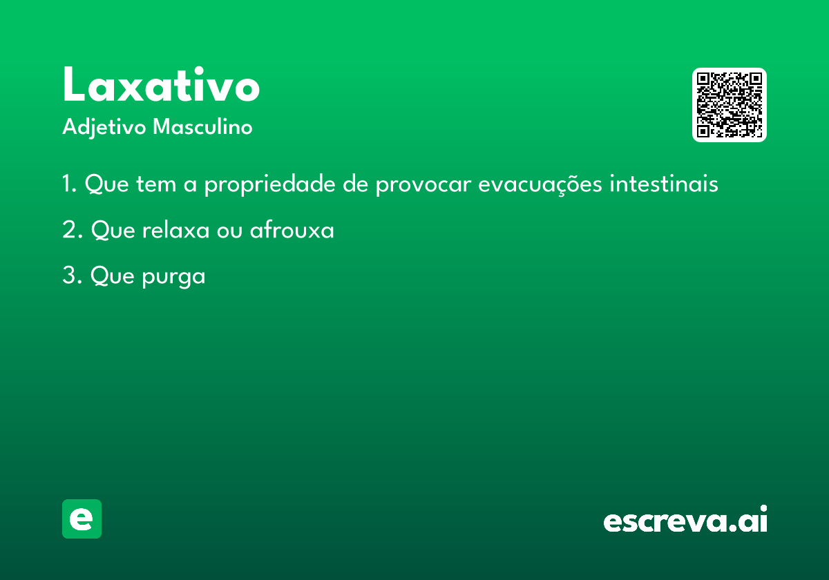 laxativo