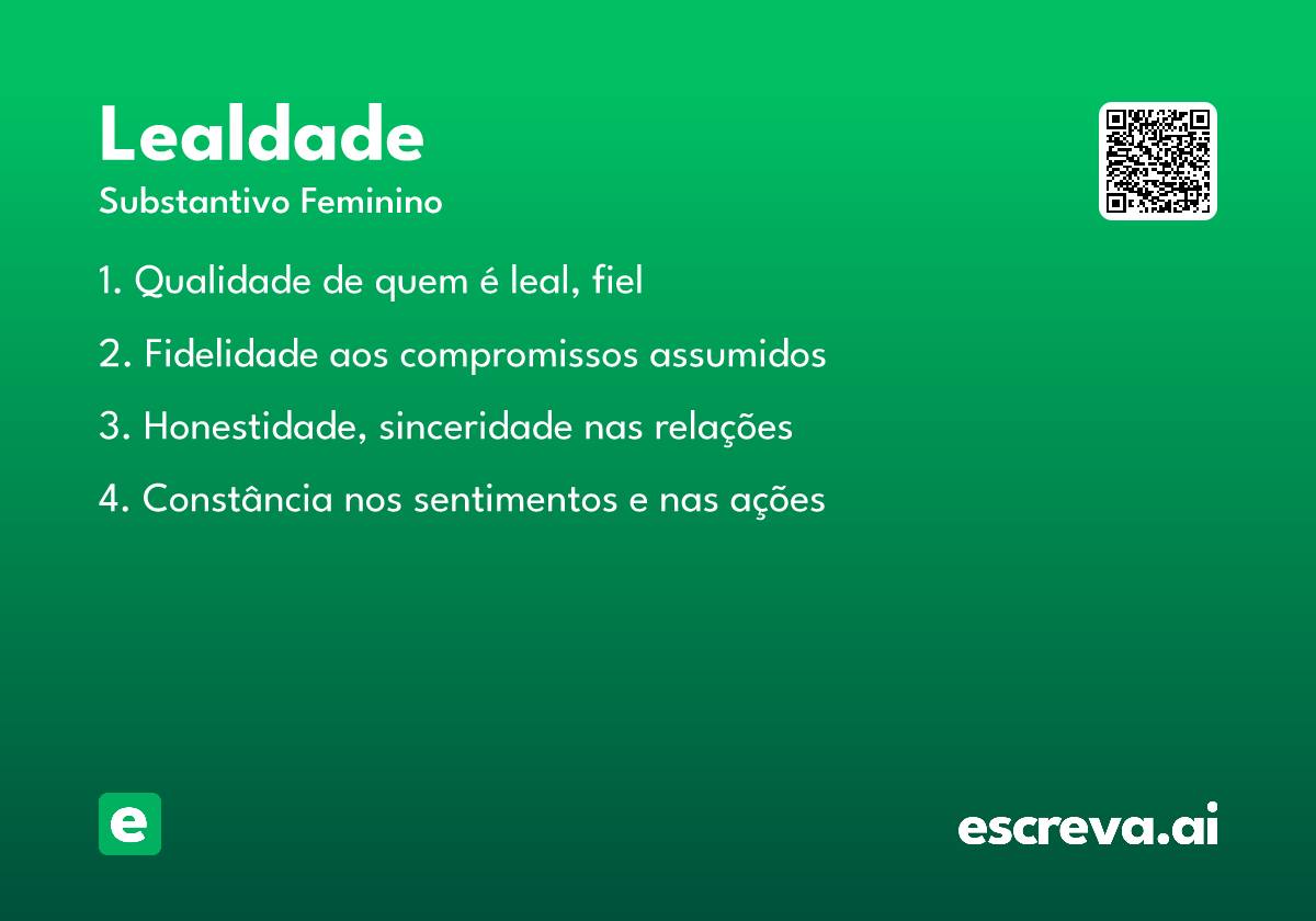 lealdade