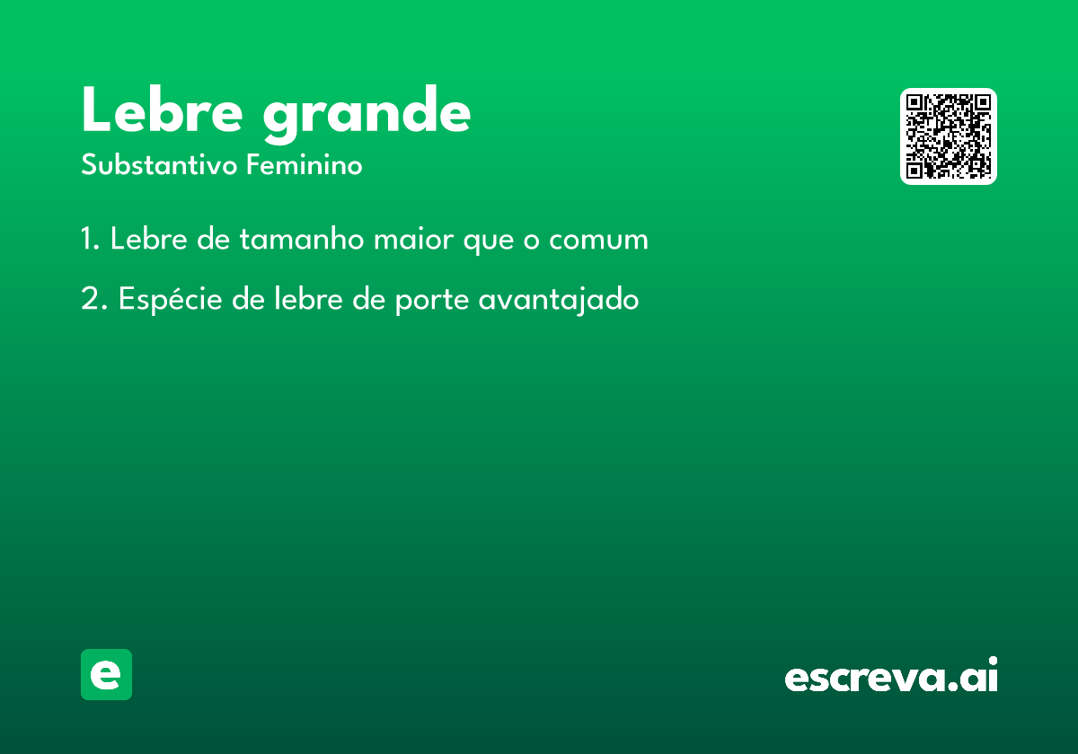 lebre grande