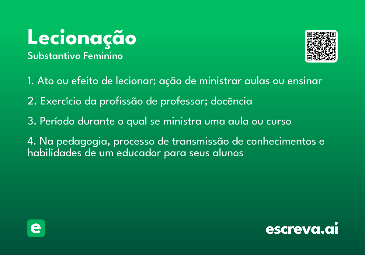 lecionação