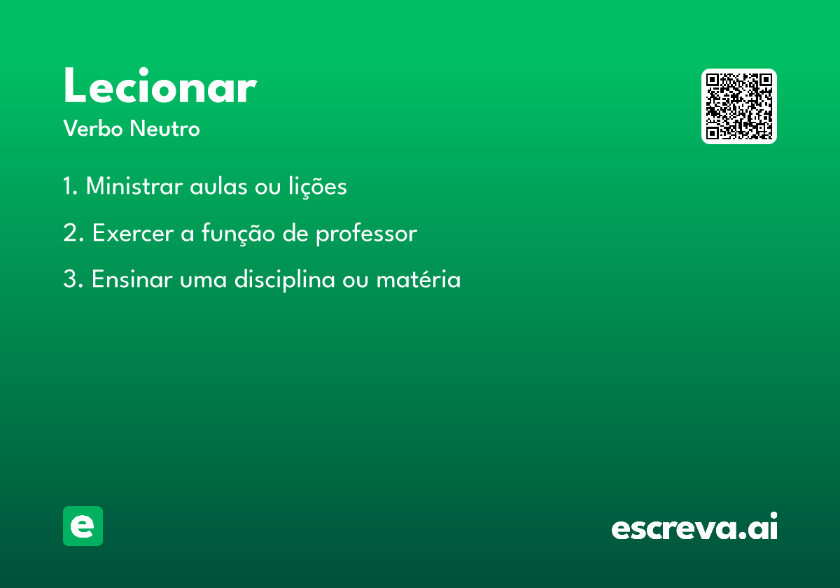 lecionar