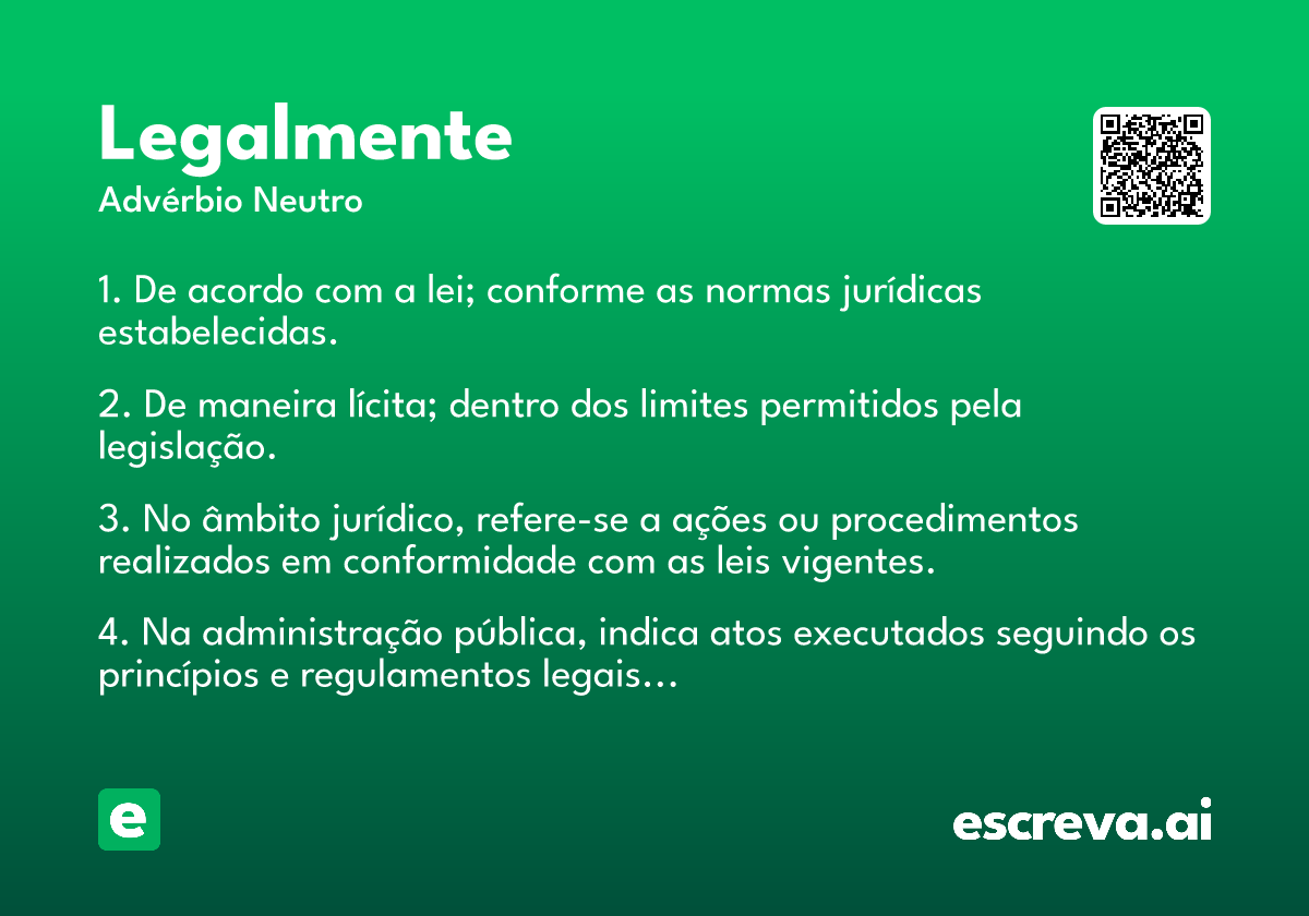 legalmente