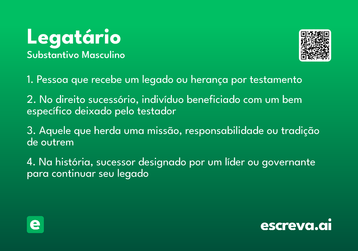 legatário