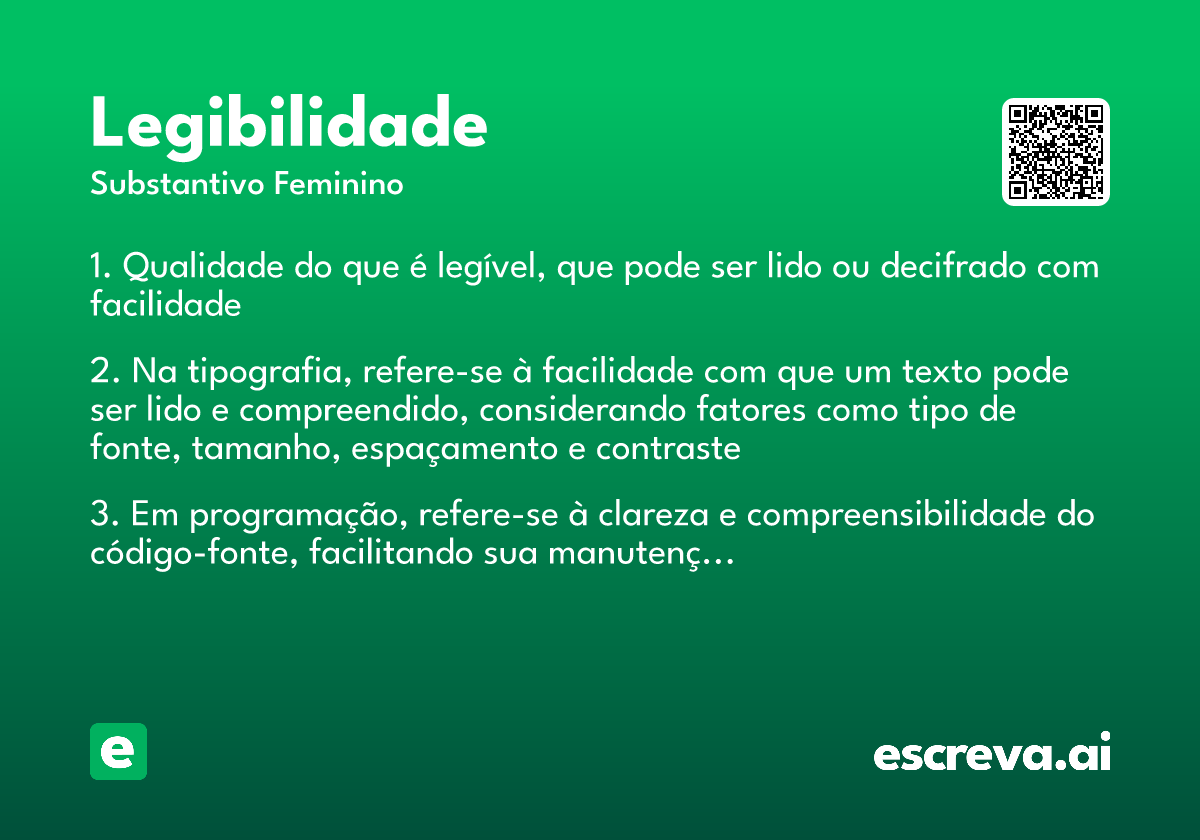 legibilidade