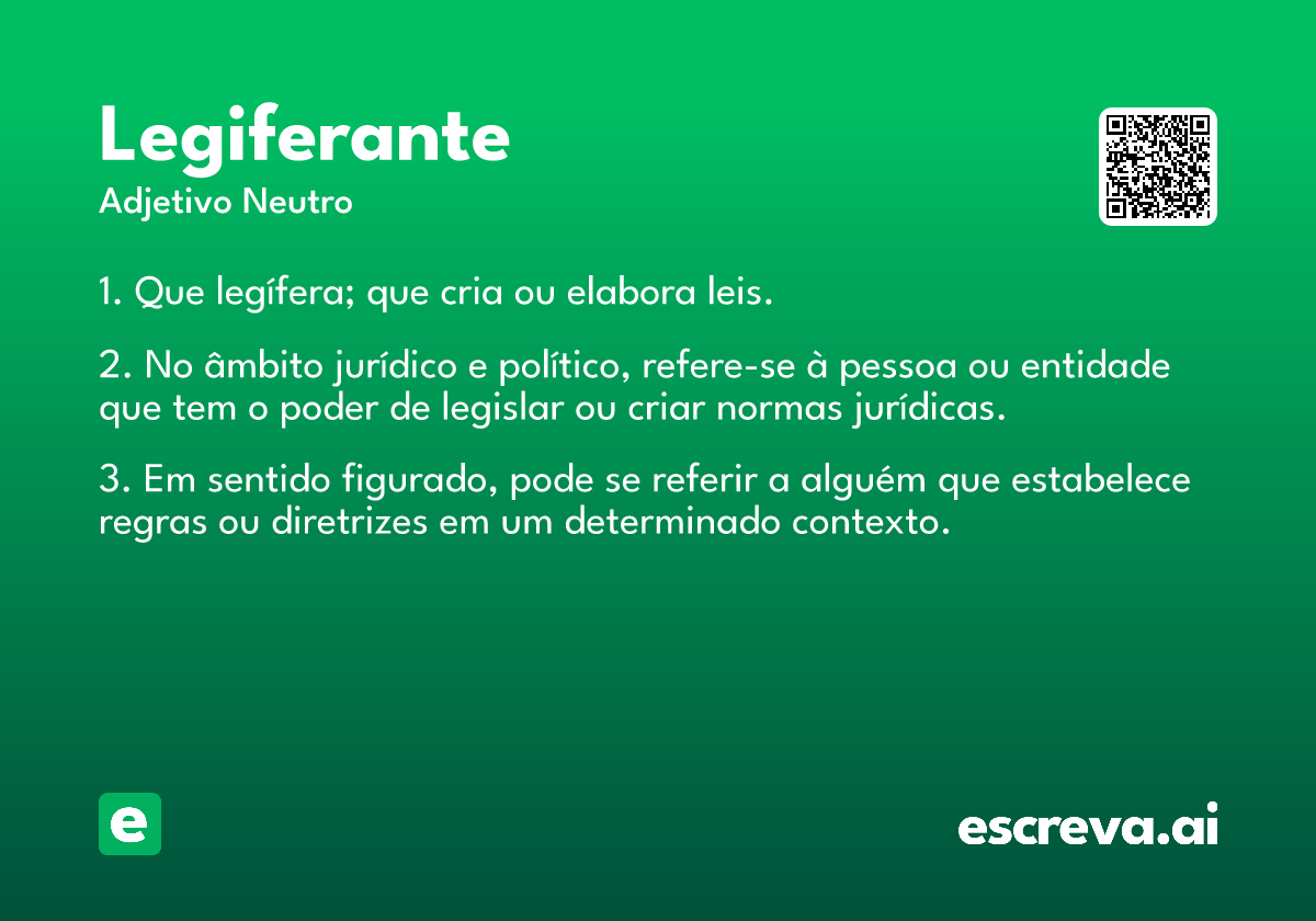 legiferante