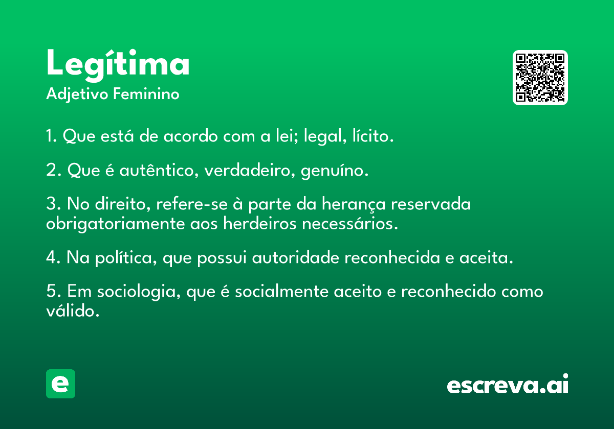 legítima