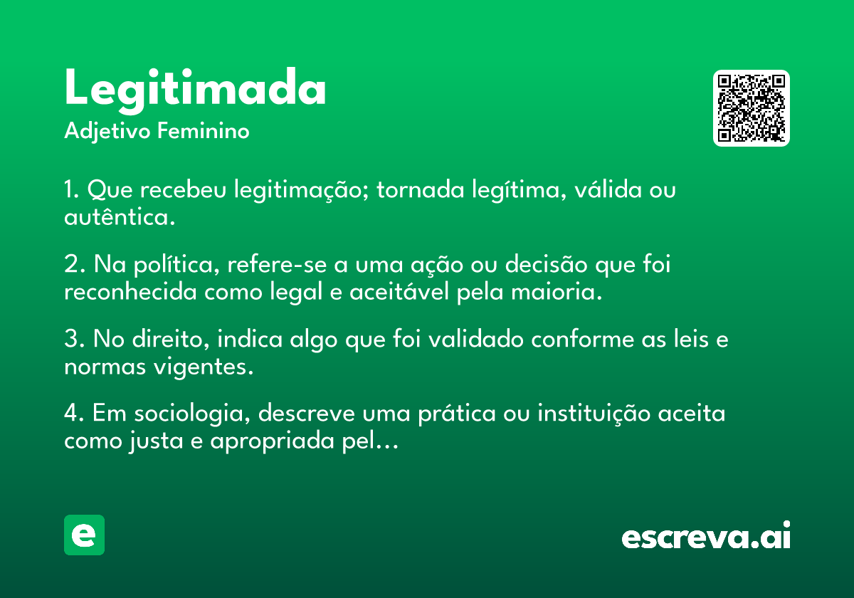 legitimada