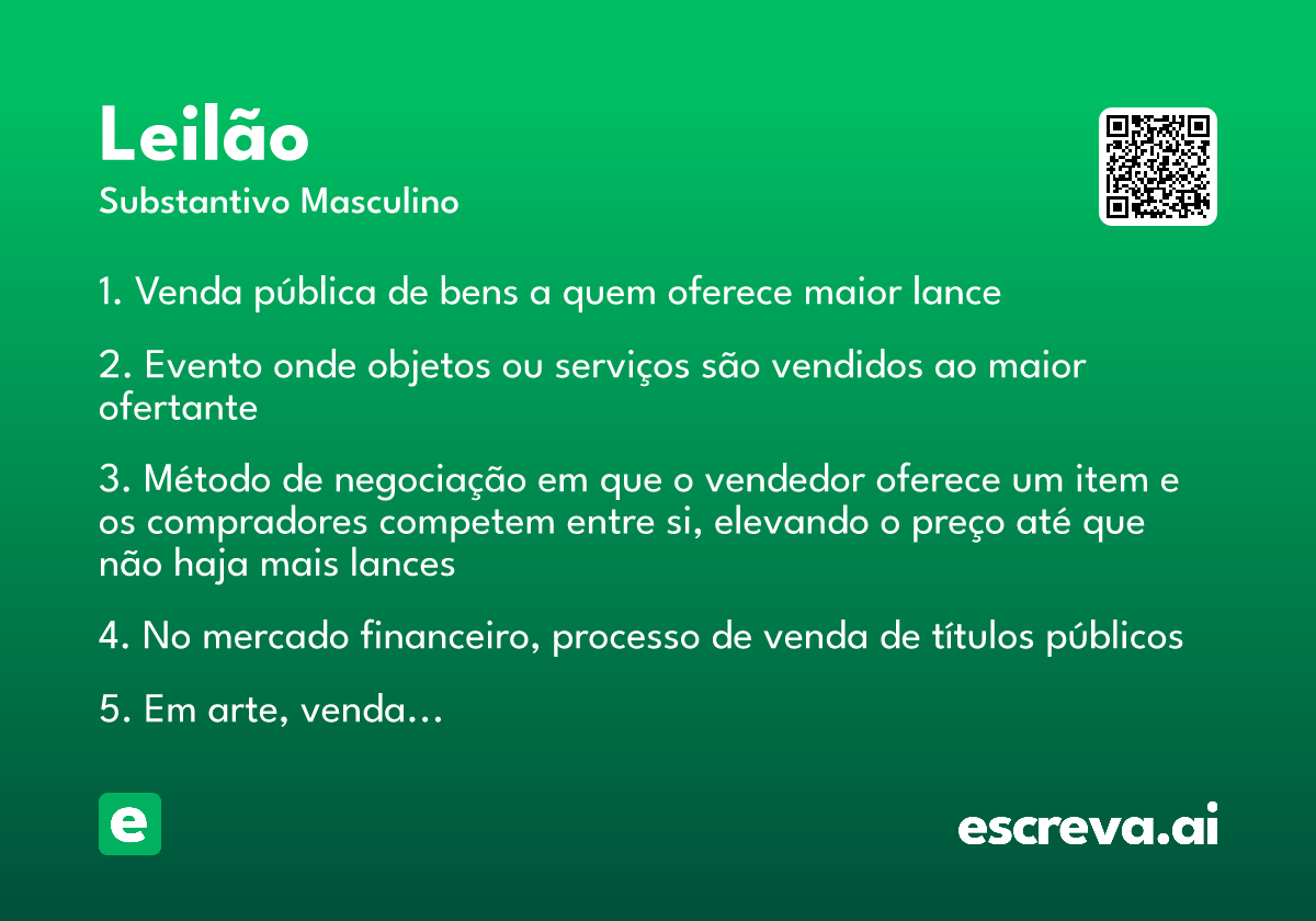 leilão