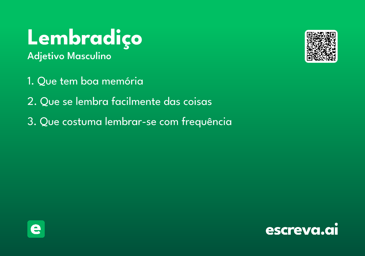 lembradiço