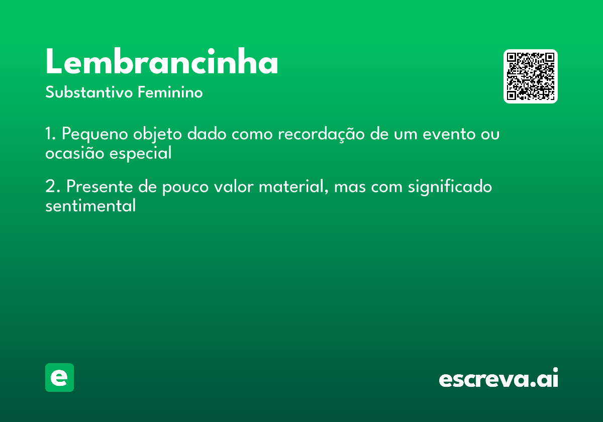 lembrancinha
